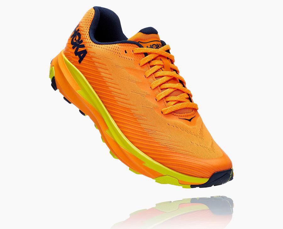 Hoka Torrent 2 - Men's Trail Shoes - Orange - UK 790FMJXES
